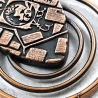 pendentif artefact cthulhu lovecraft cuivre glyphe gravure