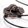 talisman scarabée cuivre dentelle bijou protection insecte