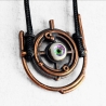 Collier Gallifrey  oeil, céleste, dr who, science fiction, sf