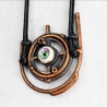 Collier Gallifrey  oeil, céleste, dr who, science fiction, sf
