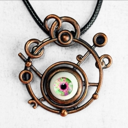 Gallifreyan / Oeil Système, bijou Dr Who, oeil, science-fiction, sfff