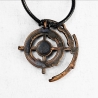 Gallifreyan / Galaxy Zarbi, pendentif science fiction, oeil, dr who,