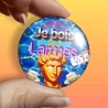 badge pins feministe neuroatypie syntwave vaporwave retrowave misandre je bois tes larmes