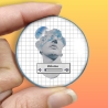 badge pins feministe neuroatypie syntwave vaporwave retrowave hypersensibilité audition sourd surdité