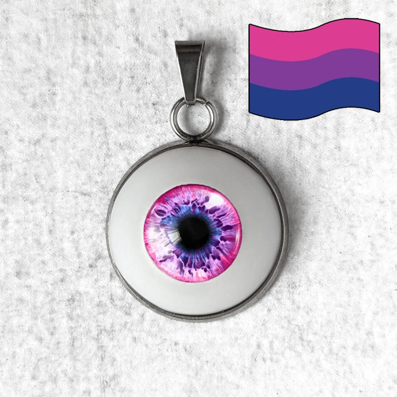 Pendentif Oeil Humain LGBTQIA+ Attirance