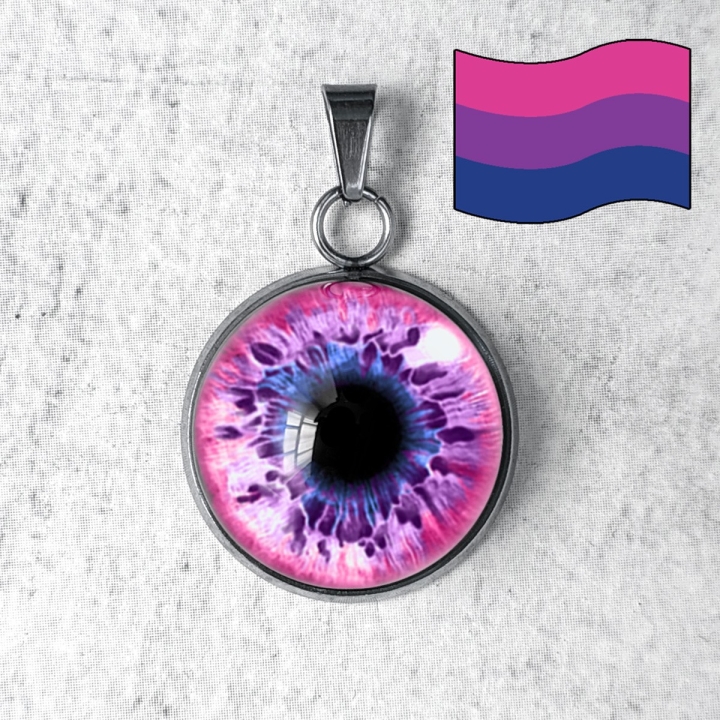 Pendentif Oeil Humain LGBTQIA+ Attirance