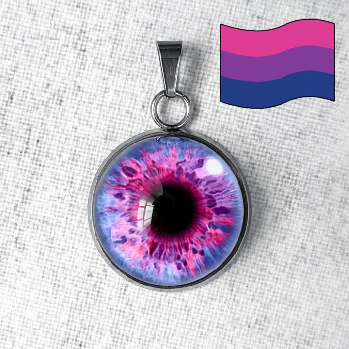 Pendentif Oeil Humain LGBTQIA+ Attirance