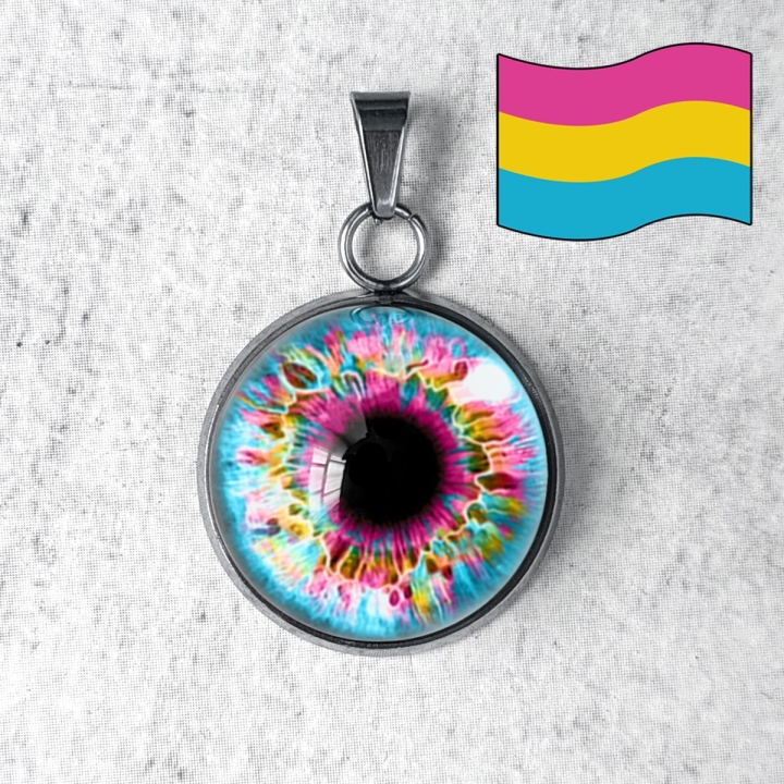 Pendentif Oeil Humain LGBTQIA+ Attirance