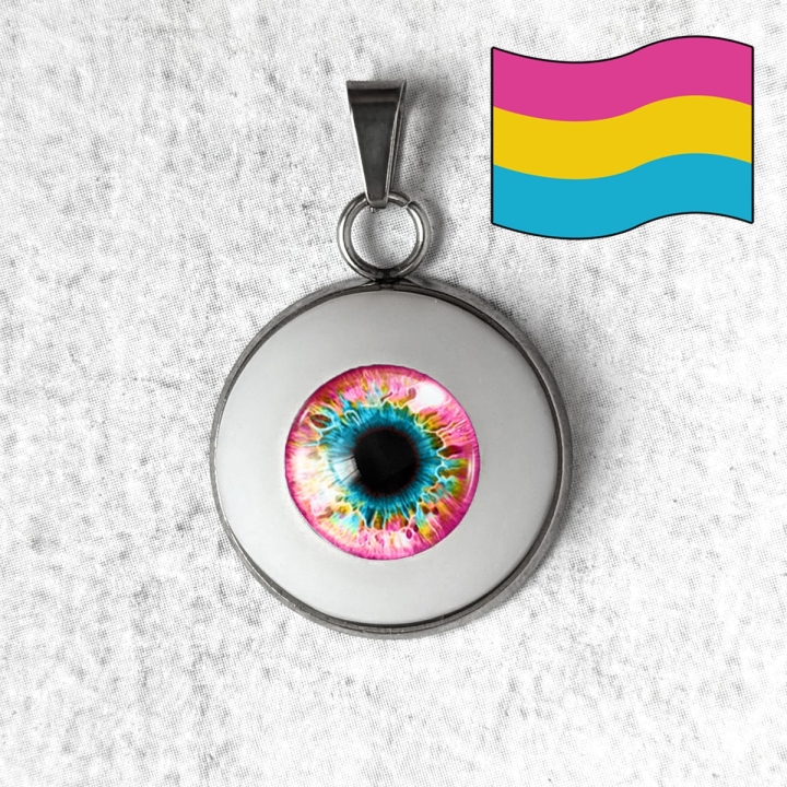 Pendentif Oeil Humain LGBTQIA+ Attirance