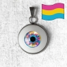 Pendentif Oeil Humain LGBTQIA+ Attirance