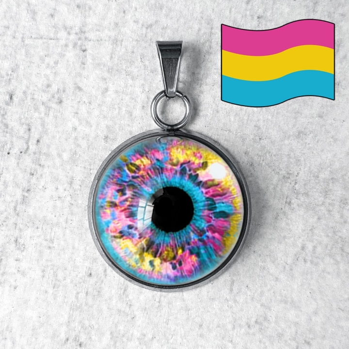 Pendentif Oeil Humain LGBTQIA+ Attirance