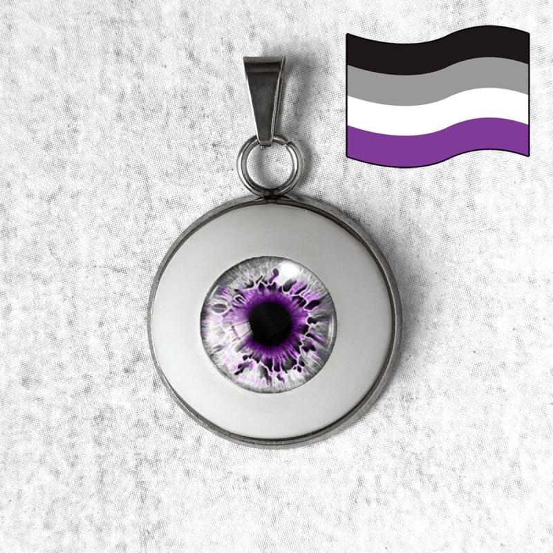 Pendentif Oeil Humain LGBTQIA+ Attirance