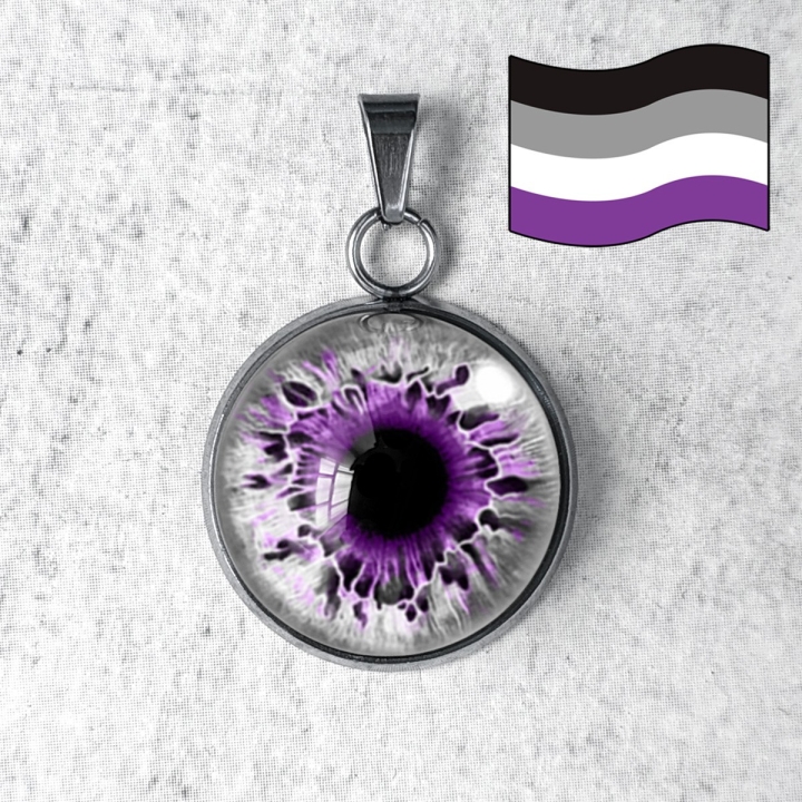 Pendentif Oeil Humain LGBTQIA+ Attirance