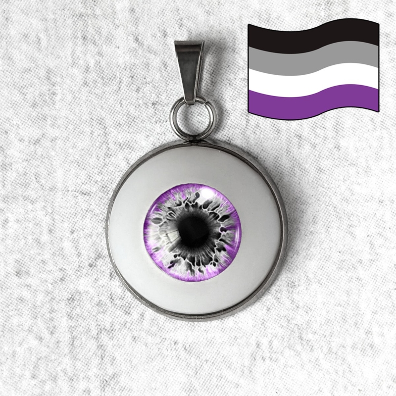 Pendentif Oeil Humain LGBTQIA+ Attirance