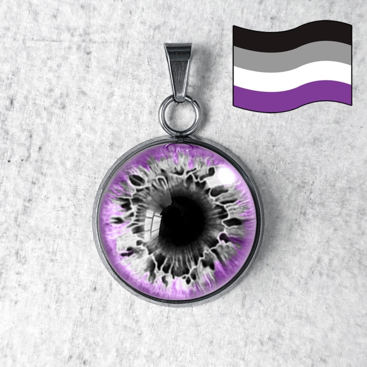 Pendentif Oeil Humain LGBTQIA+ Attirance