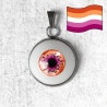 Pendentif Oeil Humain LGBTQIA+ Attirance