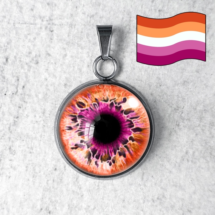 Pendentif Oeil Humain LGBTQIA+ Attirance