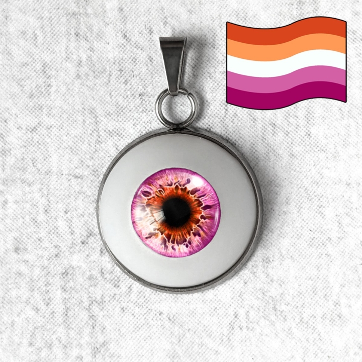 Pendentif Oeil Humain LGBTQIA+ Attirance