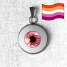 Pendentif Oeil Humain LGBTQIA+ Attirance