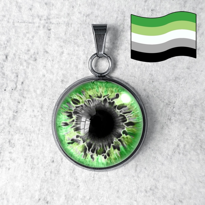 Pendentif Oeil Humain LGBTQIA+ Attirance