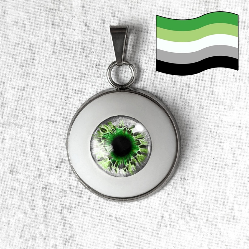 Pendentif Oeil Humain LGBTQIA+ Attirance