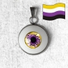 pendentif collier œil oeil yeux humain lgbt lgbtqia queer féministe trans non binaire non binary