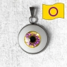 pendentif collier bijou œil oeil yeux humain lgbt lgbtqia queer féministe intersex intersexe