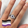 bague bijou œil oeil yeux humain lgbt lgbtqia queer féministe asexuel asexual ace