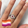 bague bijou œil oeil yeux humain lgbt lgbtqia queer féministe lesbian lesbienne