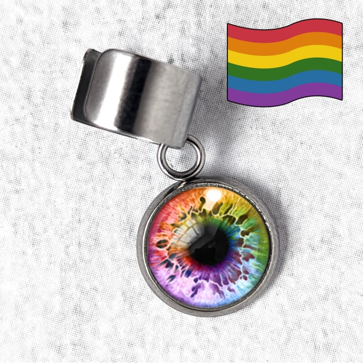 Bague d'oreille œil Humain LGBTQIA+ attirance