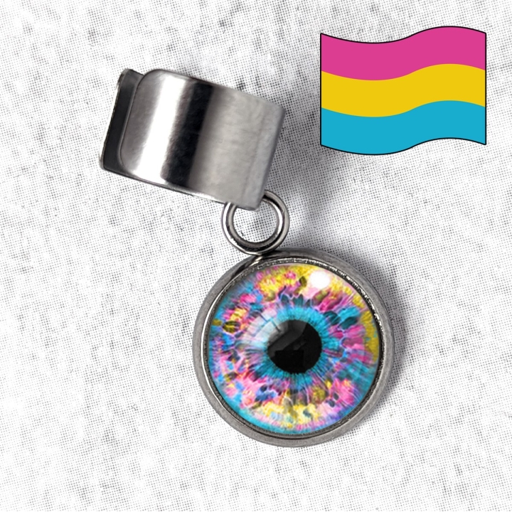 Bague d'oreille œil Humain LGBTQIA+ attirance