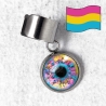 Bague d'oreille œil Humain LGBTQIA+ attirance