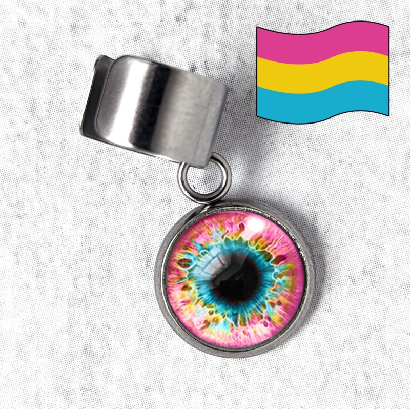 Bague d'oreille œil Humain LGBTQIA+ attirance