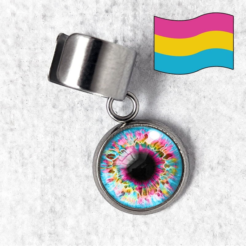 Bague d'oreille œil Humain LGBTQIA+ attirance