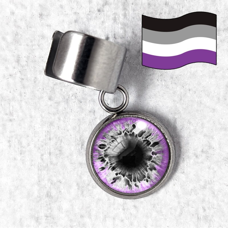 Bague d'oreille œil Humain LGBTQIA+ attirance
