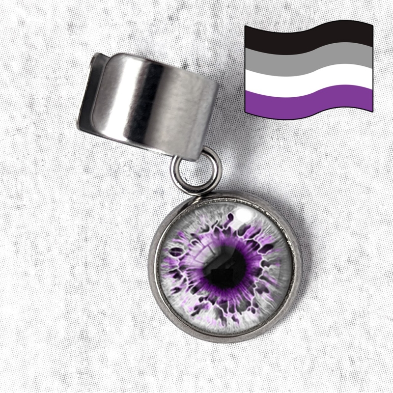 Bague d'oreille œil Humain LGBTQIA+ attirance