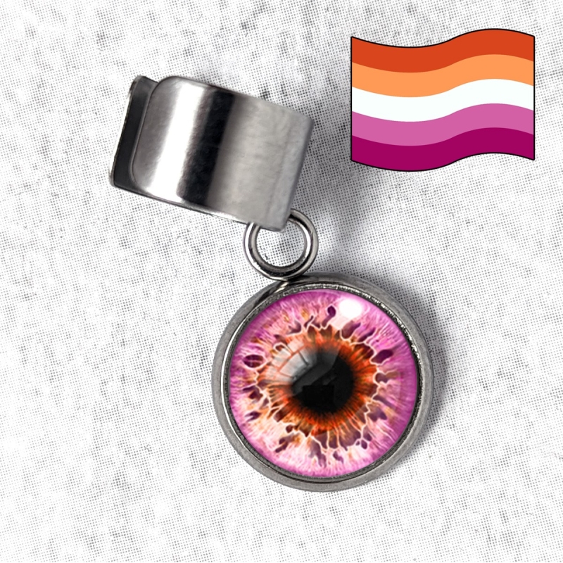 Bague d'oreille œil Humain LGBTQIA+ attirance