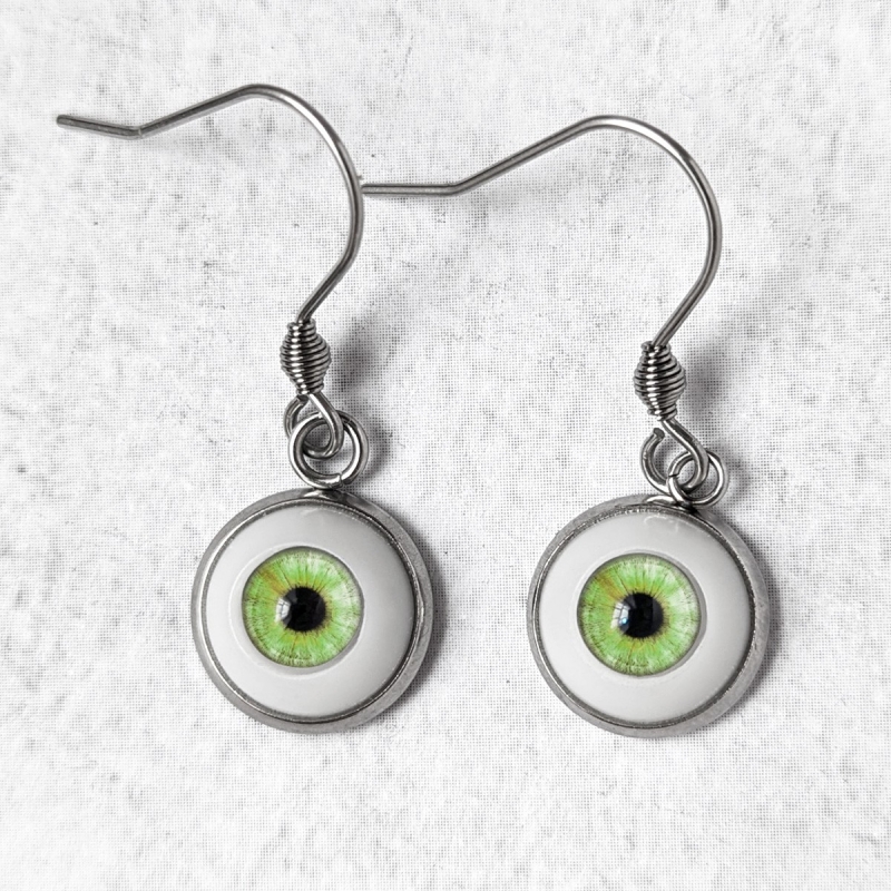 Boucles d'oreilles Oeil Humain Naturel