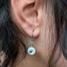 Boucles d'oreilles Oeil Humain Naturel