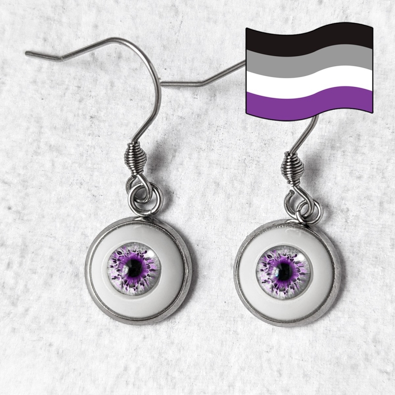 Boucles d'oreilles Oeil Humain LGBTQIA+ attirance