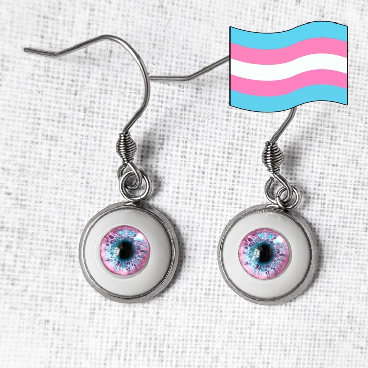Boucles d'oreilles œil Humain LGBTQIA+ genre