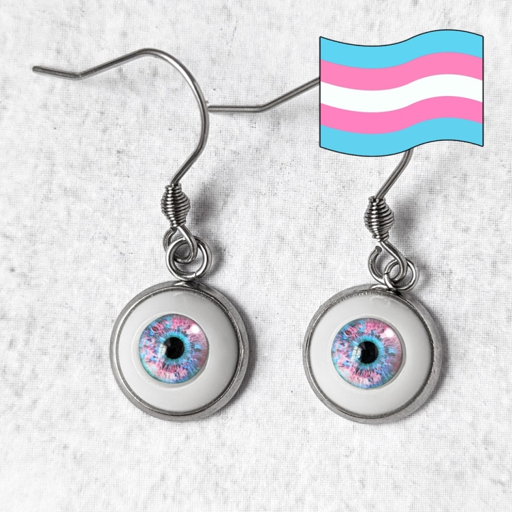 Boucles d'oreilles œil Humain LGBTQIA+ genre