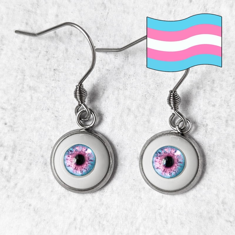 Boucles d'oreilles œil Humain LGBTQIA+ genre