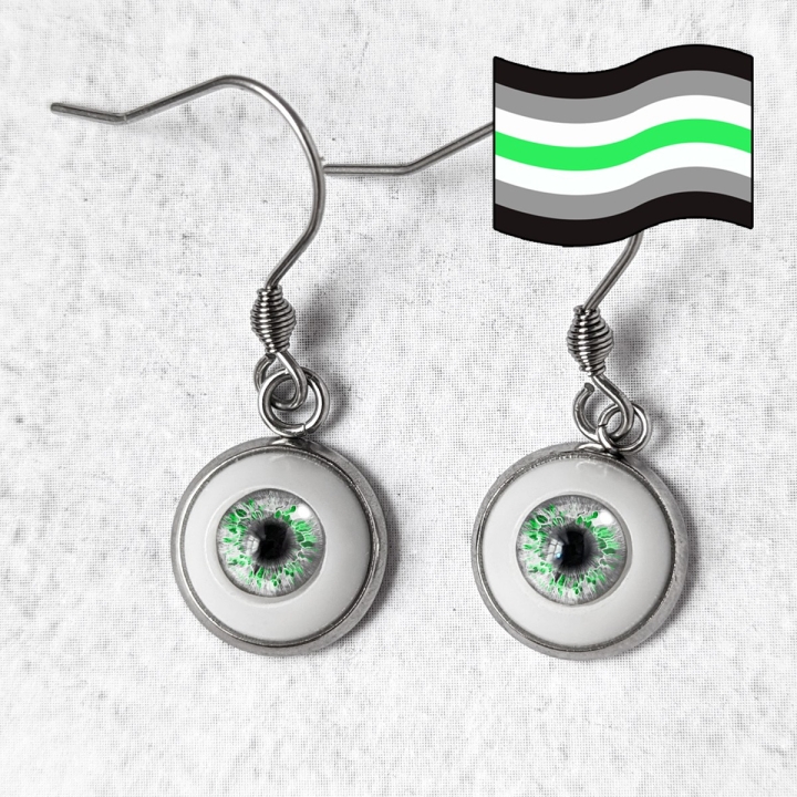 Boucles d'oreilles œil Humain LGBTQIA+ genre