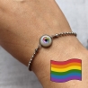 Bracelet œil Humain LGBTQIA+ attirance