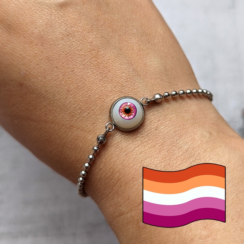 Bracelet œil Humain LGBTQIA+ attirance