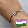 Bracelet œil Humain LGBTQIA+ genre