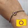 Bracelet œil Humain LGBTQIA+ genre