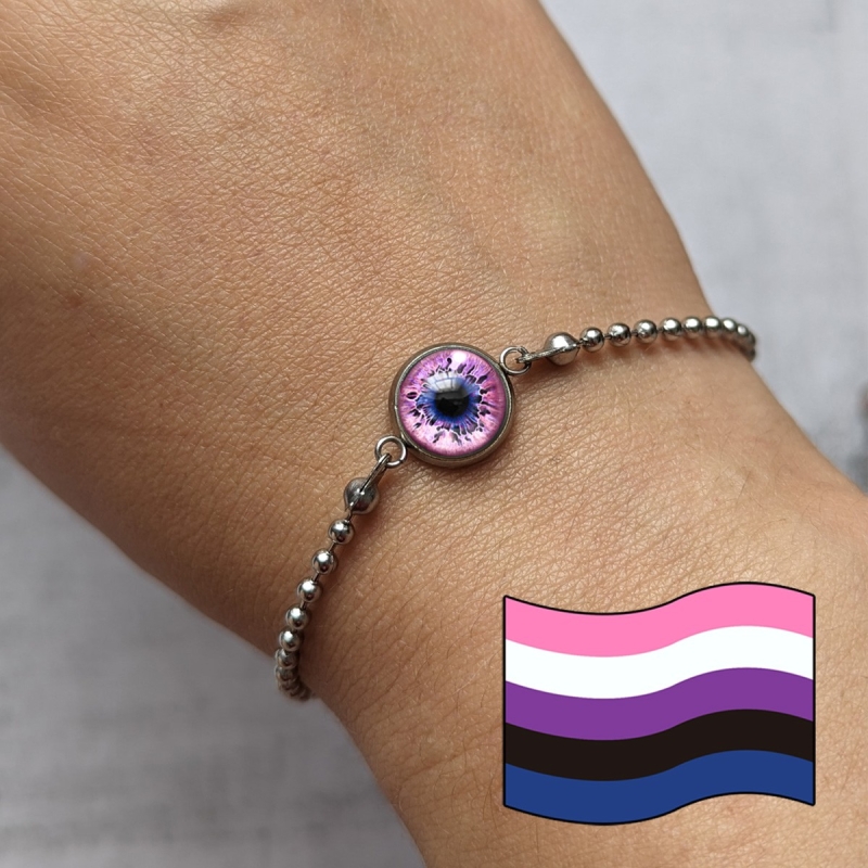Bracelet œil Humain LGBTQIA+ genre
