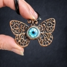 Papillon, creepy, y2K, Bijou, Pandentif, Bizarre, oeil, oeil papillon, gloobule